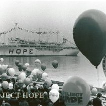 SS HOPE arriving in Baltimore from Natal.